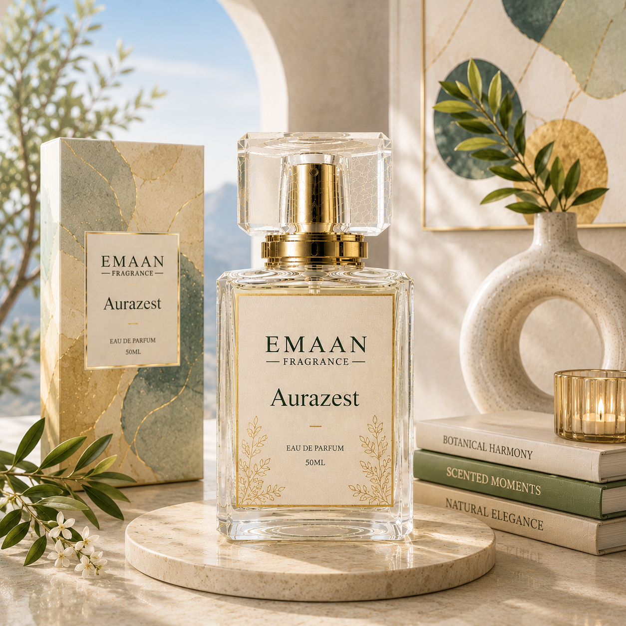 AuraZest Unisex Perfume 50ml by Emaan Fragrance Pakistan